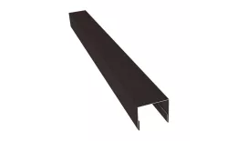 Планка П-образная заборная 17 0,5 Drap TX RR 32 темно-коричневый (3м). Цена: 851 руб. Артикул: 30761