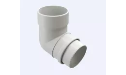 Колено 72° Döcke LUX Пломбир. Цена: 360 руб. Артикул: Döcke-VOD62_1