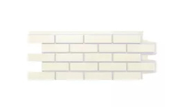 Фасадные панели GRAND LINE Коллекция Клинкерный Кирпич Премиум Молочный со швом. Цена: 729 руб. Артикул: FP_GLN021_3