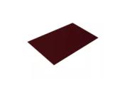 Плоский лист 0,45 PE-Double с пленкой RAL 3005 красное вино – Купить оптом и в розницу