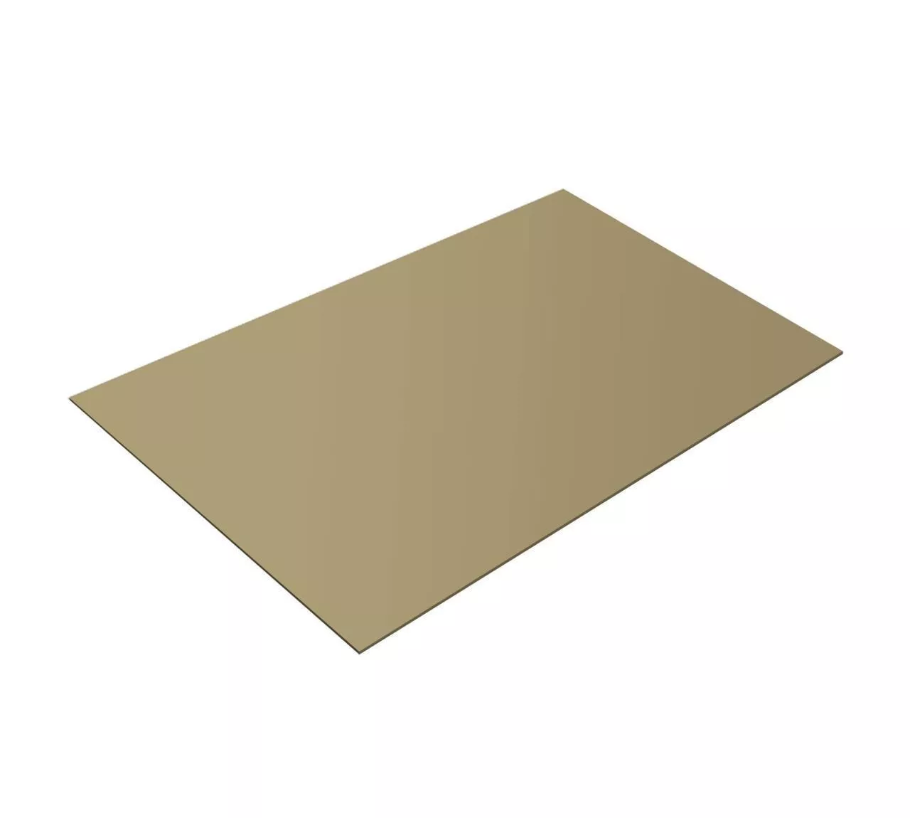 Плоский лист 0,45 PE с пленкой RAL 1014 слоновая кость купить в краснодаре