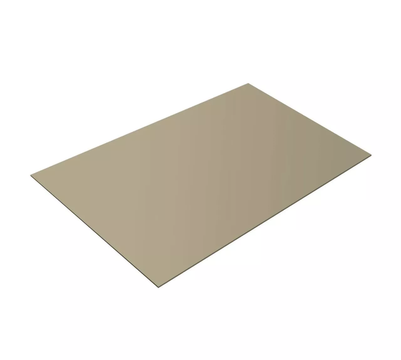 Плоский лист 0,45 PE с пленкой RAL 1015 светлая слоновая кость купить в краснодаре