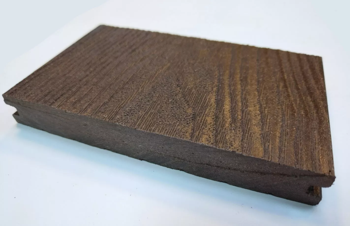 Полнотелая террасная доска Slim 3D с тиснением под дерево палисандр купить в краснодаре