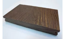 Полнотелая террасная доска Slim 3D с тиснением под дерево палисандр. Цена: 487 руб. Артикул: 48687