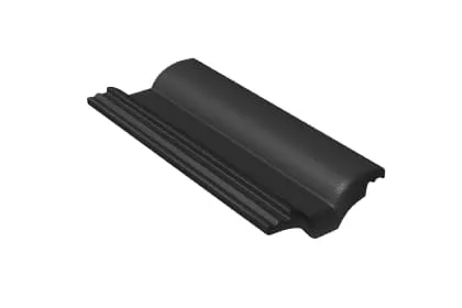 Половинчатая черепица Таунус черный Braas купить в краснодаре