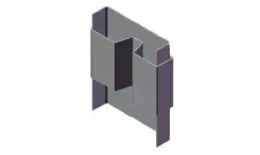 Ползун для салазки Grand Line AR ПО 77,5х15,5х1,1. Артикул: 100_8