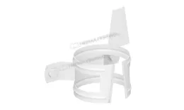 Держатель трубы Foramina PUR D100 (на дерево) (PUR_Д-01-9010\9010-0.6). Цена: 245 руб. Артикул: 29805