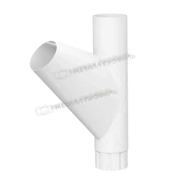Тройник трубы МЕТАЛЛ ПРОФИЛЬ Foramina PUR D100 Ral 9010 купить в краснодаре