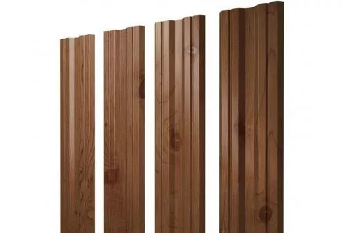 Штакетник Grand Line Twin 0,45 Print Elite Nutwood Орех купить в краснодаре