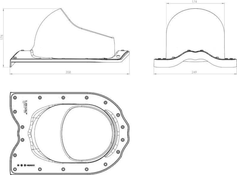Проходной элемент Kvinta (Nera) серый купить в краснодаре