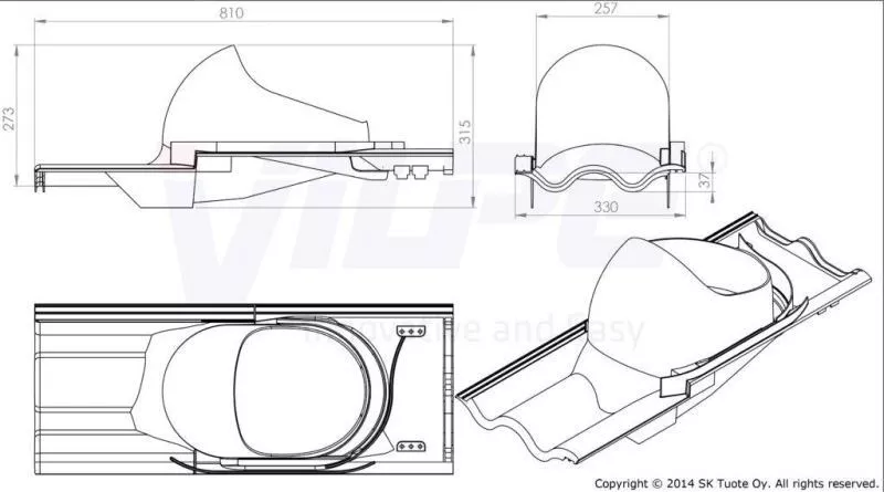 Проходной элемент TIILI-XL красный купить в краснодаре