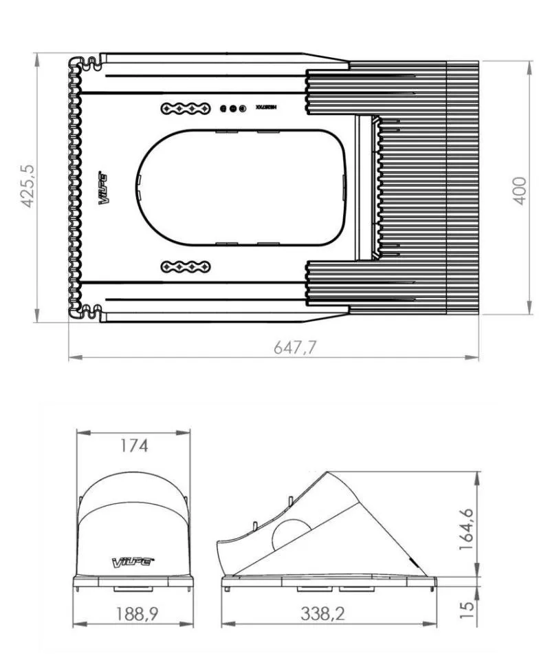 Проходные элементы UNITILE 2К коричневый купить в краснодаре