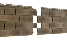 Фасадные (цокольные) панели Ю-Пласт S-Lock Клинкер Нордик Песочный. Цена: 653 руб. Артикул: 42091