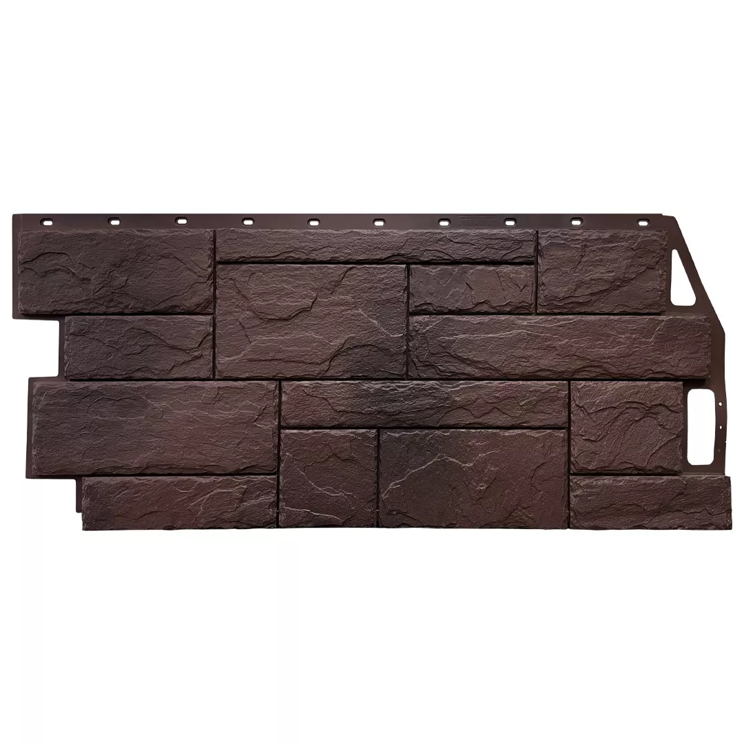 Фасадная панель Fineber Камень Природный Коричневый купить в краснодаре