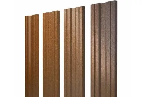 Штакетник Grand Line Twin 0,5 Quarzit Cuprum Steel Медь купить в краснодаре