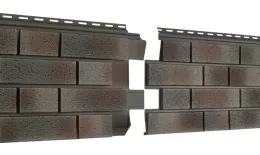 Фасадные (цокольные) панели Ю-Пласт S-Lock Клинкер Нордик Пепел. Цена: 653 руб. Артикул: 42091