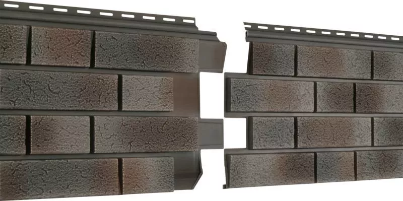 Фасадные (цокольные) панели Ю-Пласт S-Lock Клинкер Нордик Пепел купить в краснодаре