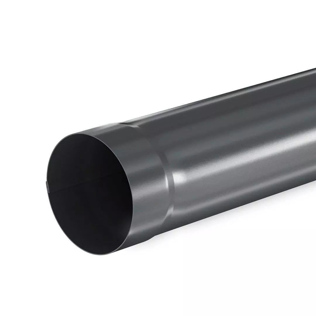 Труба водосточная 125/90, 3м. AQUASYSTEM КОМФОРТ. RAL 7024 Темно-серый купить в краснодаре