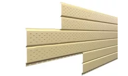 Софит металл перфорированный Металл Профиль Lбрус PE 0,45 мм RAL 1014 слоновая кость. Цена: 754 руб. Артикул: L_m_08_229