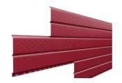 Софит металл перфорированный Металл Профиль Lбрус PE 0,45 мм RAL 3003 рубиново-красный – Купить оптом и в розницу