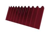 Профнастил C8 A для забора фигурный Grand Line РЕ 0,45 мм с пленкой RAL 3003 рубиново-красный – Купить оптом и в розницу