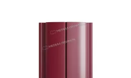 Штакетник Металл Профиль ELLIPSE-Т (Прямой) Полиэстер 0,45 мм RAL 3005 Красное вино. Цена: 942 руб. Артикул: MP_Sht_240