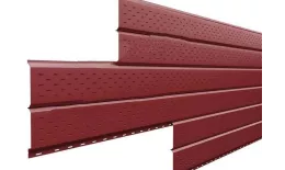Софит металл перфорированный Металл Профиль Lбрус NormanMP 0,5 мм RAL 3011 коричнево-красный. Цена: 845 руб. Артикул: L_m_08_107
