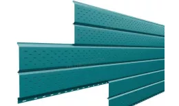 Софит металл перфорированный Металл Профиль Lбрус PE 0,45 мм RAL 5021 водная синь. Цена: 787 руб. Артикул: L_m_08_225