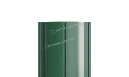 Штакетник Металл Профиль ELLIPSE-Т (Прямой) PURETAN 0,5 мм RAL 6020 Хромовая зелень. Артикул: MP_Sht_283