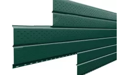 Софит металл перфорированный Металл Профиль Lбрус NormanMP 0,5 мм RAL 6005 зеленый мох. Цена: 814 руб. Артикул: L_m_08_103