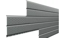 Софит металл перфорированный Металл Профиль Lбрус PE 0,45 мм RAL 7005 мышино-серый. Цена: 802 руб. Артикул: L_m_08_222