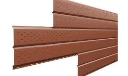 Софит металл перфорированный Металл Профиль Lбрус VikingMP E 0,5 мм RAL 8004 терракота. Цена: 1041 руб. Артикул: L_m_08_125