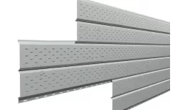 Софит металл перфорированный Металл Профиль Lбрус PE 0,45 мм RAL 9006 бело-алюминиевый. Цена: 787 руб. Артикул: L_m_08_162