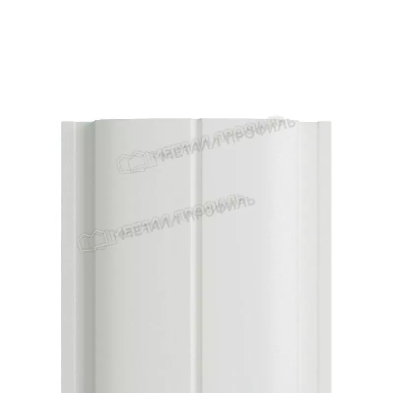 Штакетник Металл Профиль ELLIPSE-Т (Прямой) Полиэстер 0,45 мм RAL 9010 Белый купить в краснодаре