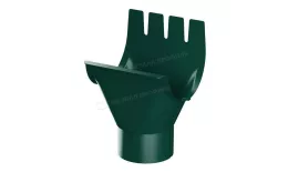 Воронка выпускная МЕТАЛЛ ПРОФИЛЬ Foramina PUR D125/100 Ral 6005. Цена: 535 руб. Артикул: 29759