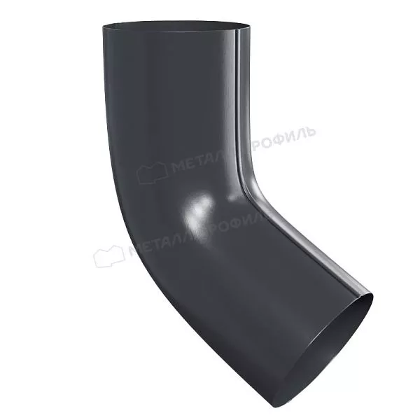 Колено сливное МЕТАЛЛ ПРОФИЛЬ Foramina PUR D100 Ral 7024 купить в краснодаре