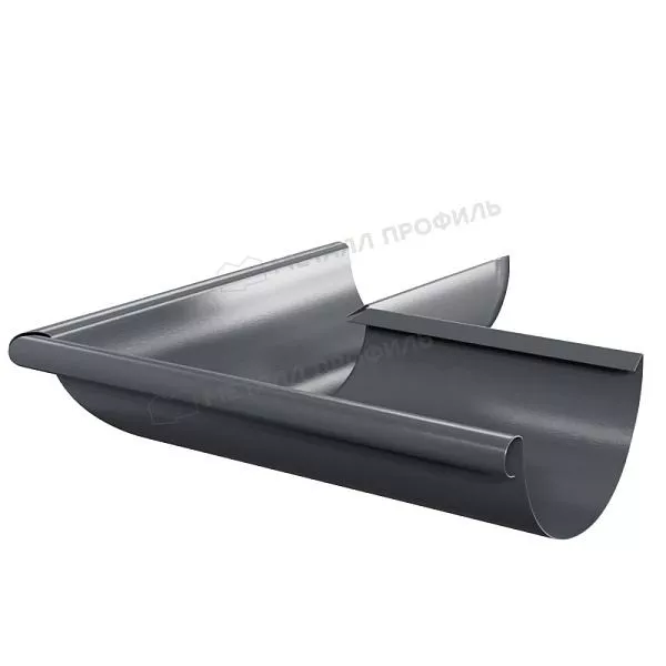 Угол желоба наружный МЕТАЛЛ ПРОФИЛЬ Foramina PUR D150 Ral 7024 купить в краснодаре