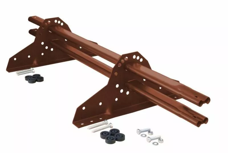 Снегозадержатель трубчатый для натуральной черепицы Стандарт RAL8004 1м(проф.до 50мм) купить в краснодаре