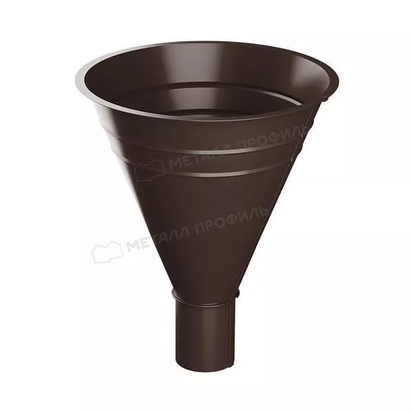 Воронка водосборная МЕТАЛЛ ПРОФИЛЬ Foramina PUR D100/300 Ral 8017 купить в краснодаре
