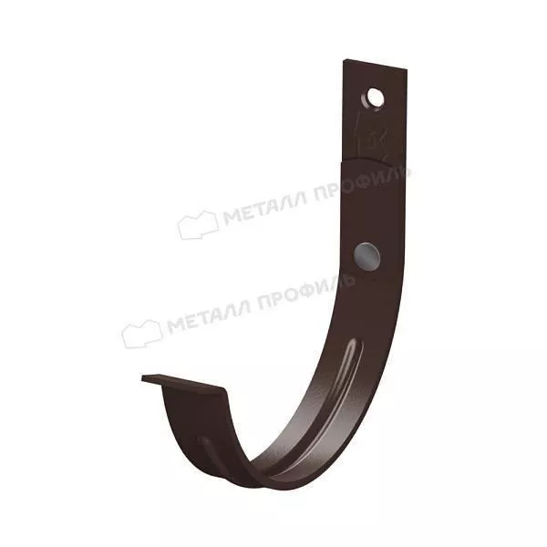 Держатель желоба карнизный МЕТАЛЛ ПРОФИЛЬ Foramina PUR D125х132 Ral 8017 купить в краснодаре