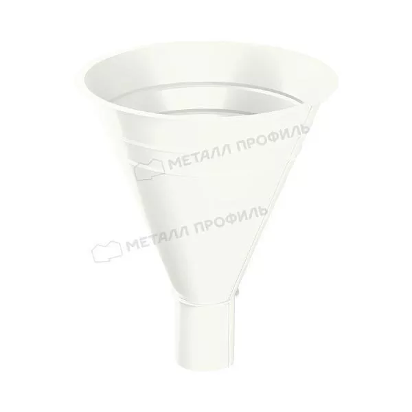 Воронка водосборная МЕТАЛЛ ПРОФИЛЬ Foramina PUR D100/300 Ral 9010 купить в краснодаре