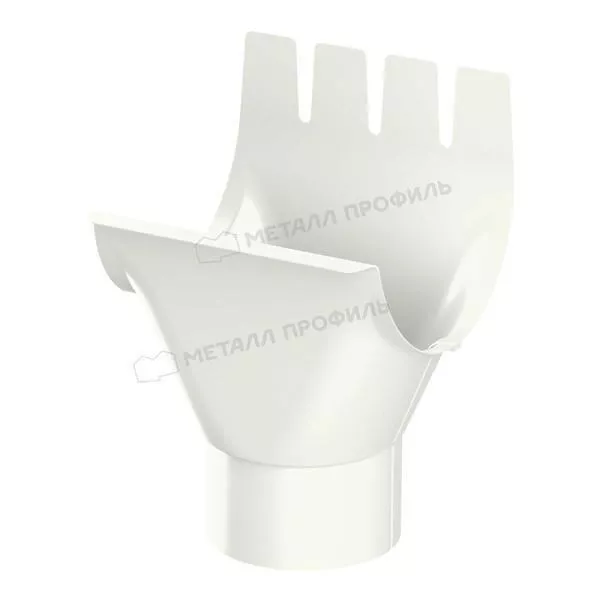 Воронка выпускная МЕТАЛЛ ПРОФИЛЬ Foramina PUR D125/100 Ral 9010 купить в краснодаре