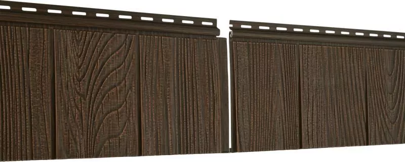 Фасадные панели Ю-Пласт Щепа S-Lock Каштановый купить в краснодаре