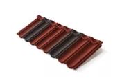 Композитная черепица Metrotile MetroBond Красно-черный – Купить оптом и в розницу