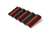 Композитная черепица Metrotile Romana Красно-черный – Купить оптом и в розницу