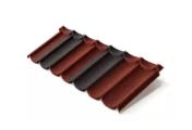 Композитная черепица Metrotile Mistral Красно-черный – Купить оптом и в розницу