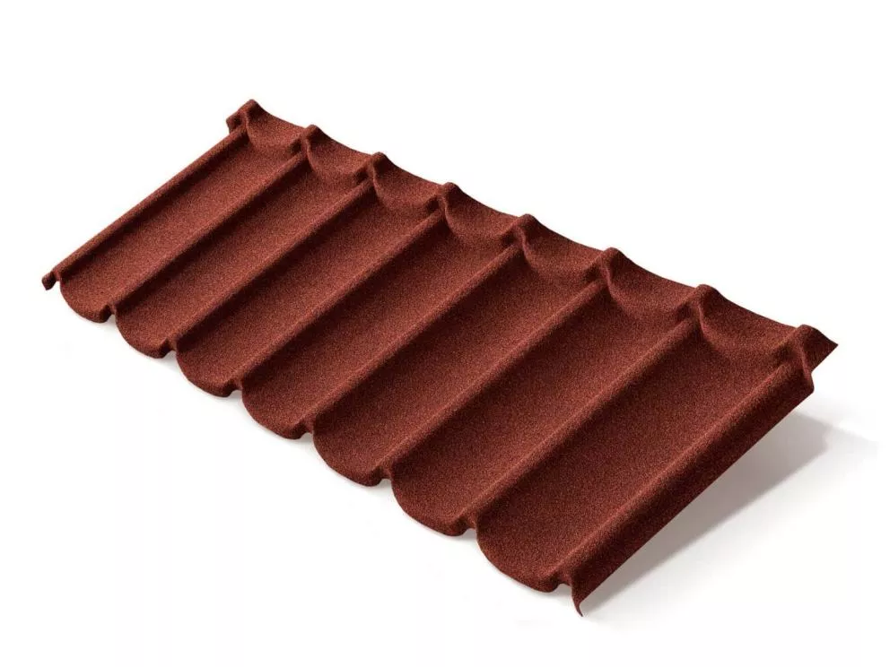 Композитная черепица Metrotile Mistral Красный купить в краснодаре
