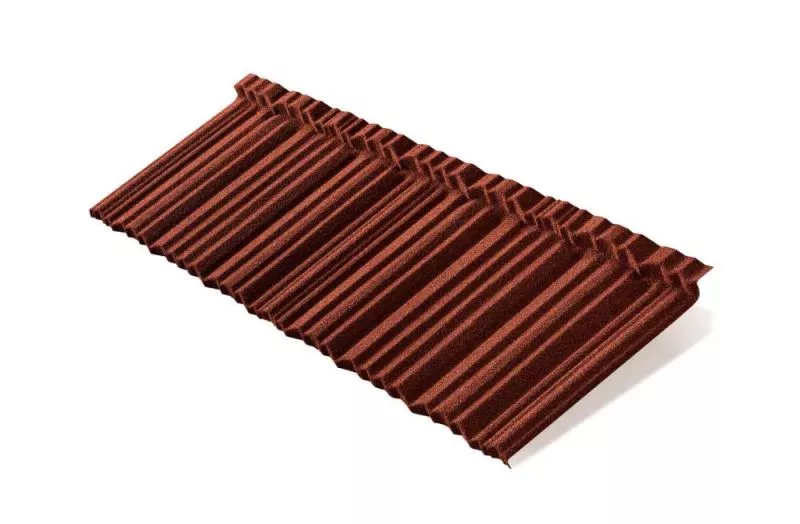 Композитная черепица Metrotile MetroShake II Красный купить в краснодаре