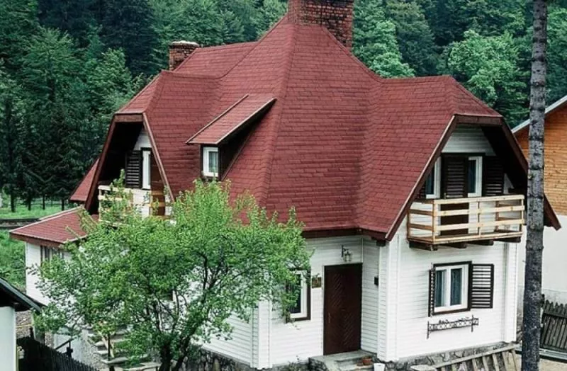 Гибкая черепица Katepal ЗТ красный купить в краснодаре