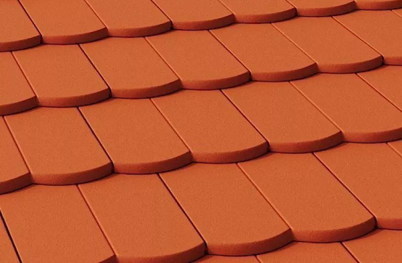 Цементно-песчаная минеральная черепица Braas Ревива красная купить в краснодаре